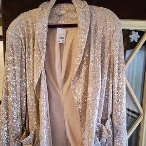 New Cato Sequin Sports Blazer Size 26